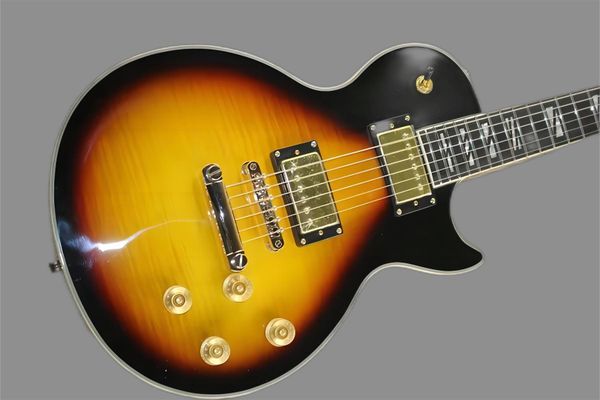 

electric guitar vintage sunburst color chrome hardware rosewood fingerboard mahogany body guitars458
