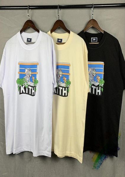

ss kith t shirt tee men women animated cartoon kith t shirt oversize 2206168313361, White;black