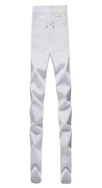 

men stretch jeans fashion white denim trousers for male spring and autumn retro pants casual men 039s jeans size 27 36 wholesa3224651, Blue