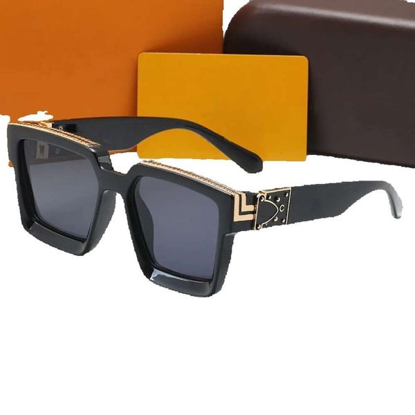 

mens sunglasses fashion designer sunglass rectangle women men sun glass adumbral 9 color option summer outdoor items, White;black