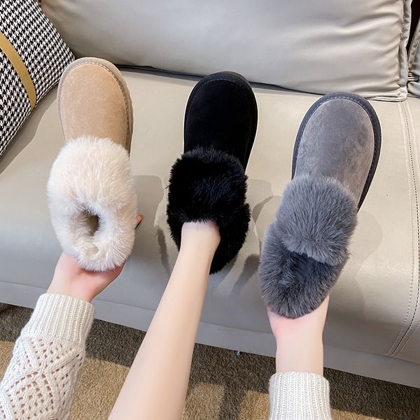 

winter new snow boots cotton shoes women's shoes mingman women's shoes c2 03, Black