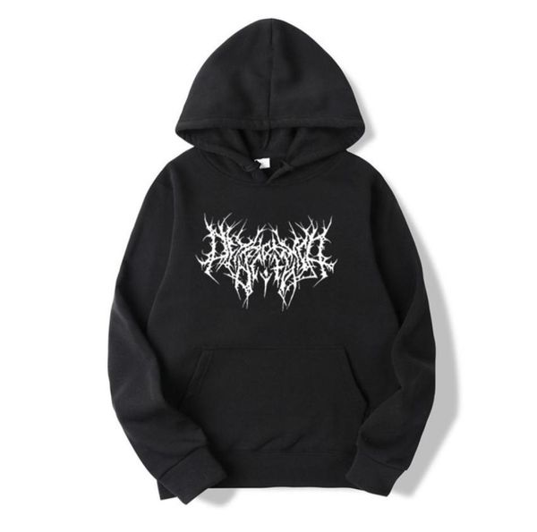 

gothic oversized hoodie long sleeve harajuku sweater men and women aesthetic hip hop retro friends winter men039s sweater 220801550623, Black