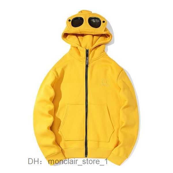 

cp clothe compagnie cp cp short men round lens sweatshirt pullover pure cotton zipper fleece korean harajuku oversize jacket winter 1 9l86, Black