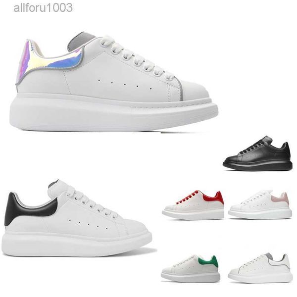 

2023 designers oversized mens casual shoes velvet espadrilles train white black leather women flats lace up platform alexanders increased bl