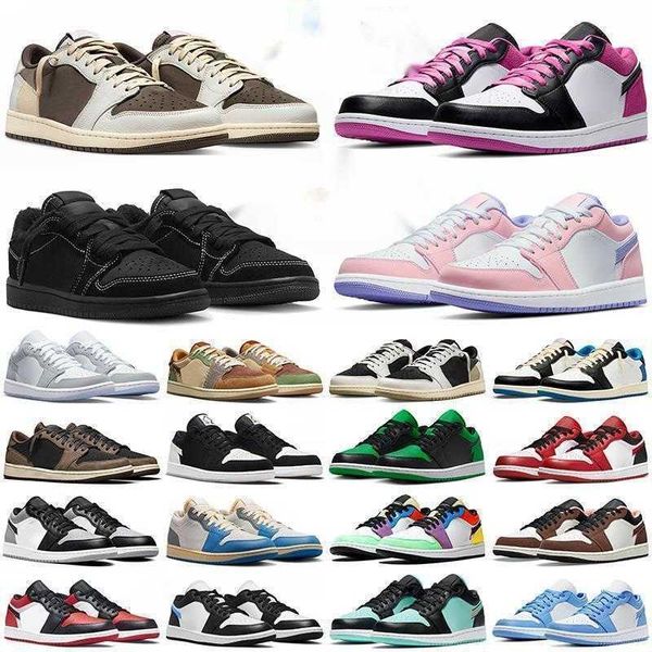 

1 low basketball shoes for men women sneakers 1s golf olive reverse mocha black phantom shadow toe wolf grey panda unc true blue white camo
