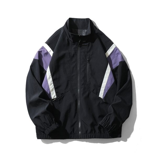 

mens jackets baseball clothes jacket standup collar lightweight coat oversized outdoor spring casual varsity running 230818, Black;brown