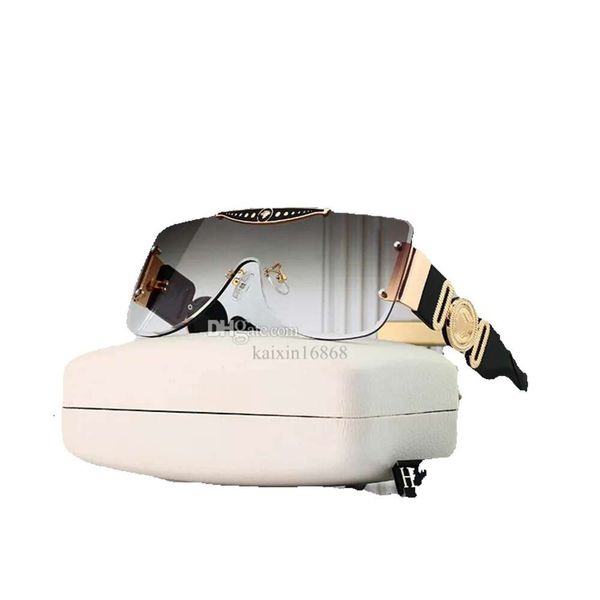 

designer versage sunglasses cycle luxurious fashion metal trend colorful coated mens womens vintage baseball sport retro toad summer, White;black