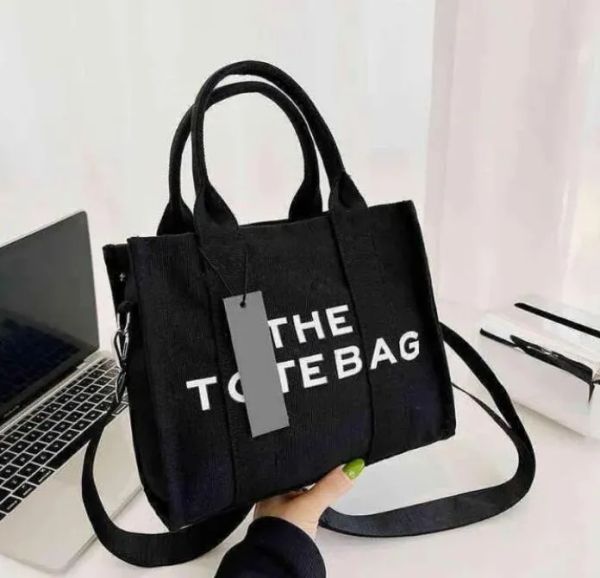 

marc women's simple and fashionable diagonal bag letter printing canvas bag shoulder bag j008, Black;red