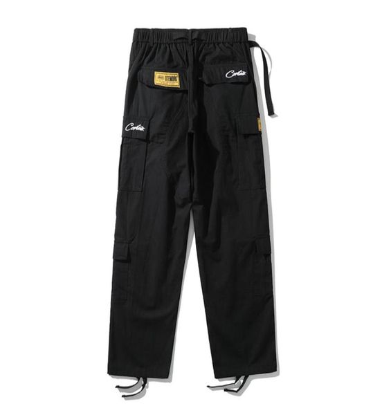 

men pants straight oversized loose overalls hip hop couple trousers high street multipockets casual cargo2694951, Black