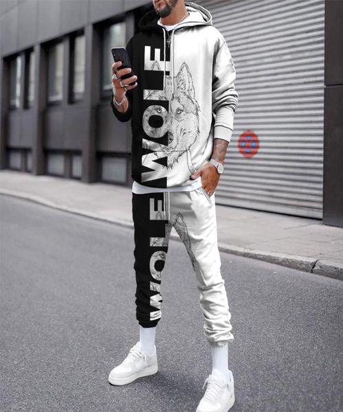 

men039s tracksuits men039s tracksuits mens tracksuit 3d printed hoodies suit joggers casual sweashirts sweatpants sportswear3817623, Gray