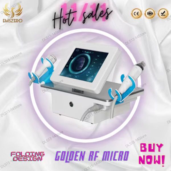 

portable 2in1 microneedle rf fractional cold hammer stretch mark scar acne remove wrinkle removal facial skin rejuvenation equipment