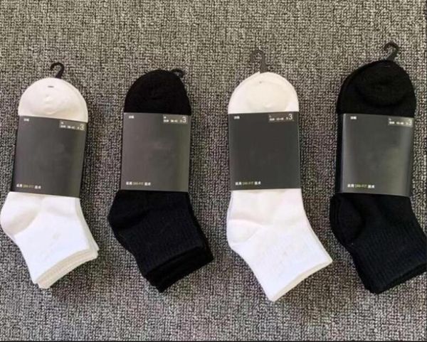 

socks sports athletic sports geometric pattern cotton fashion casual street sock suitable for spring autumn seasons knee9169581, Black