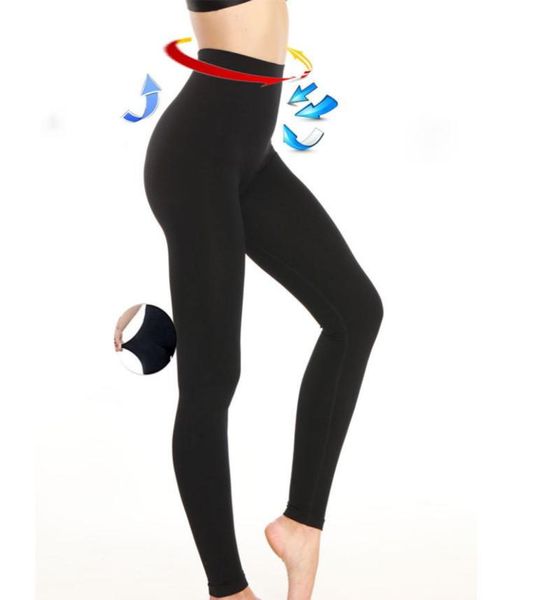 

ningmi women slimming legging high waist tummy waist trariner modeling body shaper thight slim leg control panties trouser black1813745, Black;white