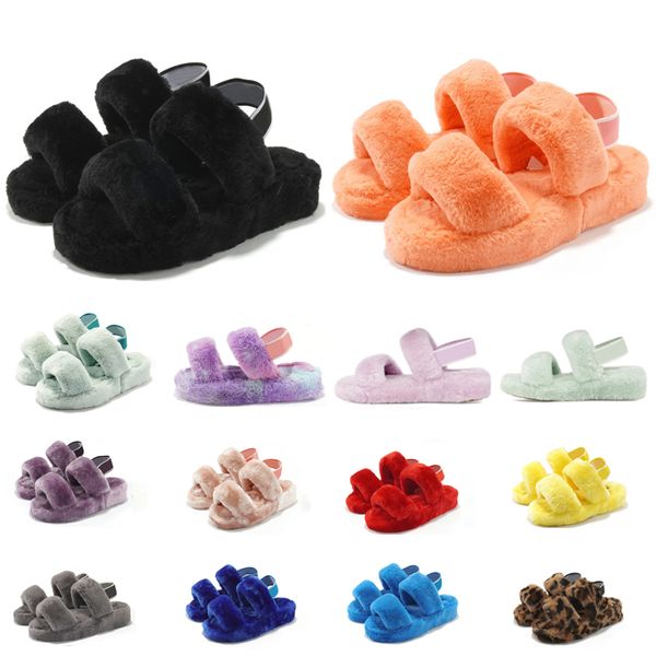 

slides sandals women winter snow shoes orange womens slippers designer shoes eur 36-43, Black