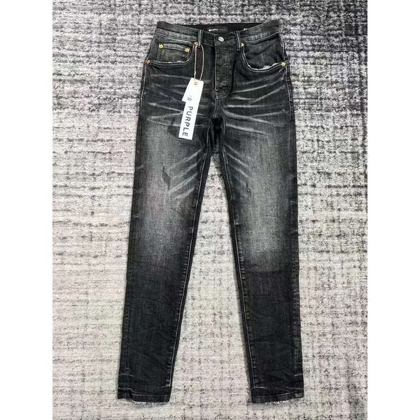 

purple jeans retro pantalones brand denimjeans mens designer pants ripped straight regular denim tears loose washed279, Blue