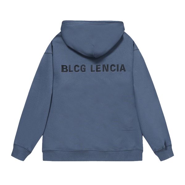 

blcg lencia autumn winter oversize hoodies men carbonized compact spinning fabric wardrobe essentials sweatshirts warm plus size brand cloth, Black