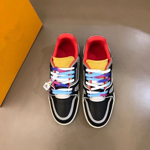 

luxury sneakers spanish designer sports shoes women men fashion casual shoes comfortable nonslip soles cowhide size39-44 rd1012, Black