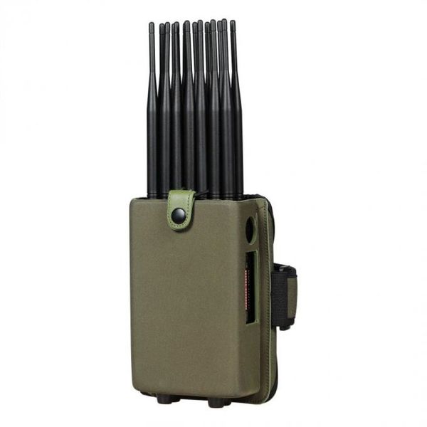 

14 bands cell phone signal jamm er shields gsm 3g 4g 5g gps wifi lojack bluetooth signal, Silver