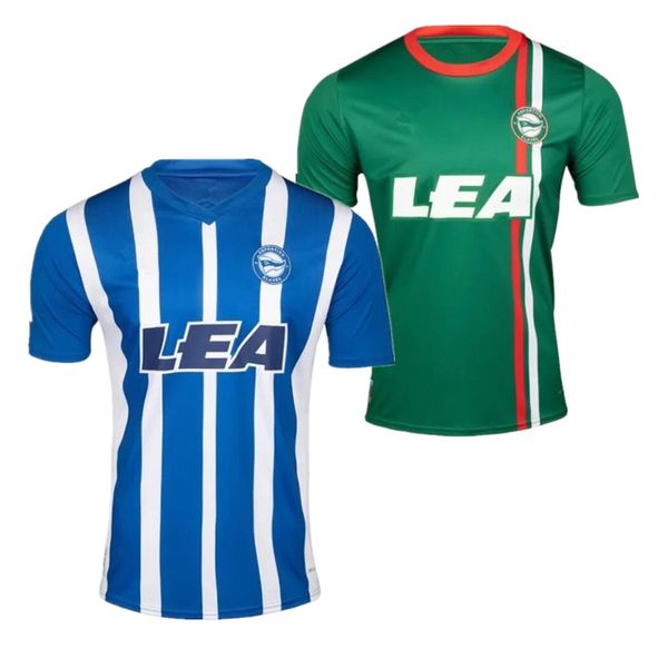 

2023 24 men's t-shirts alaves home away t-shirts personalized custom shirts deportivo alaves, White;black
