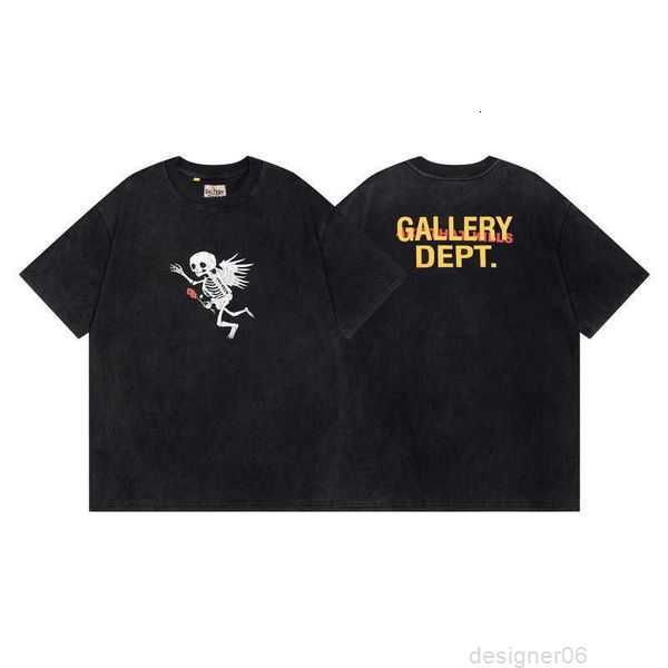 

hip-hop shirt letter mens old t dept galleryes washed shirts splash-ink 2023 street oversize short sleeve cpu4 7vmco, White;black
