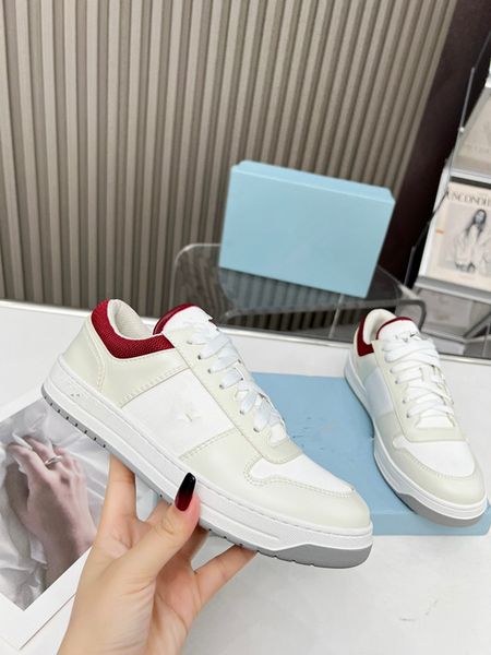 

designer luxury womens mens outdoors casual shoes track sneaker lighted leather trainer nylon printed platform sneakers men light 0808, Black