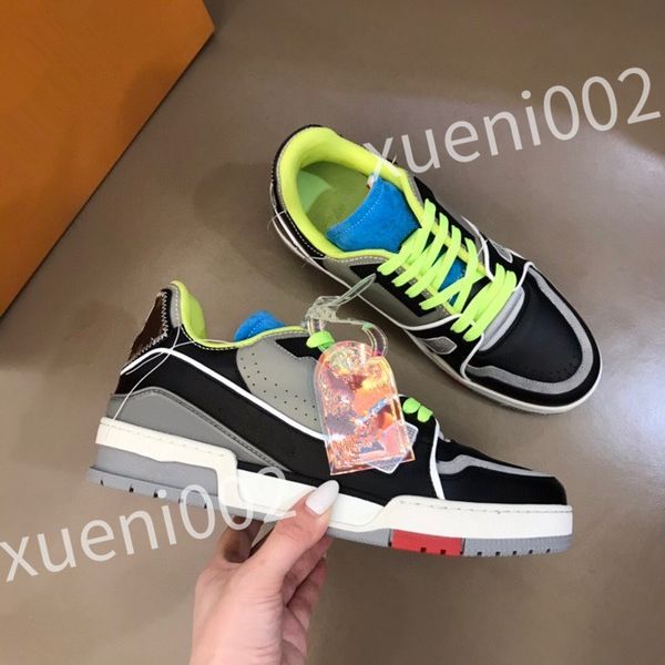 

new men women leather sneakers leather flat trainers black mesh lace-up casual shoes outdoor runner trainers sport shoes size39-44 rd1012