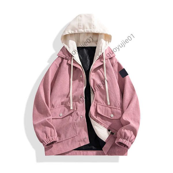 

outerwear designer badges zipper shirt jacket loose style spring autumn mens oxford breathable portable high street stones island clothing j, Black;brown