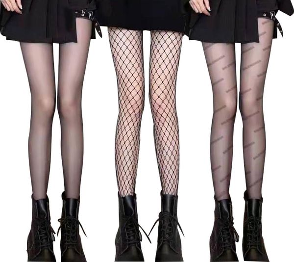 

womens socks classic fashion black stockings letter pattern hosiery women leggings tights elastic5260981, Black;white