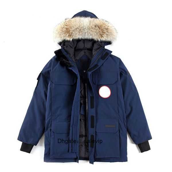 

mens designer down jacket winter warm coats canadian goose casual letter embroidery outdoor fashion for male couples parkas 7h8l, Black