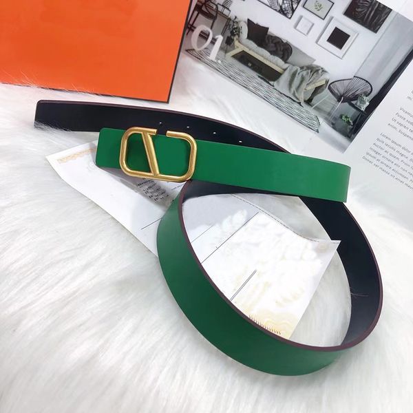 

designer belt luxury women men classic reversible belts letter gold bronze buckle genuine leather casual width 3cm size 90-110cm fashion ver, Black;brown