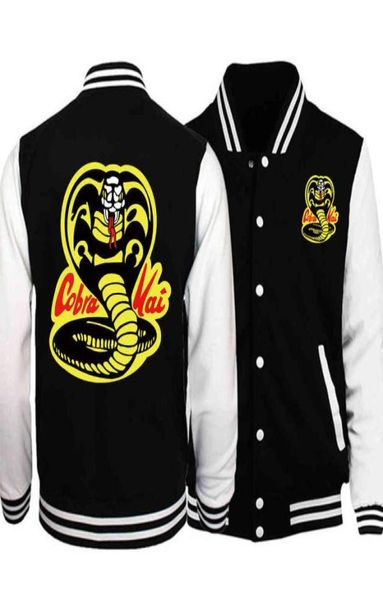 

cobra kai hoodie print sweatshirt hooded coat men039s jacket1090502, Black
