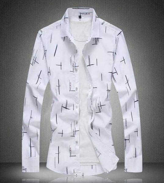 

men shirts long sleeve summer print shirt 2020 mens dress shirts casual fashion white blue plus size  4xl 5xl 6xl 7xl 30135916927, White;black