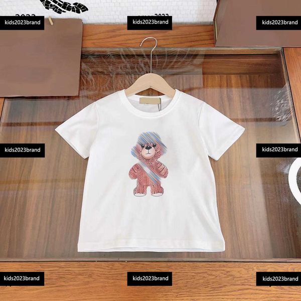 

tees kids designer clothes no pilling child short sleeve baby t-shirt hated cute animal print new arrivals, Blue