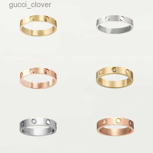 

love screw ring mens rings for woman classic luxury lover ring for love wedding diamond ring 18k gold silver rose never fade not allergic -4