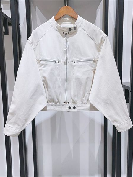 

women's jackets lady long sleeve zipper locomotive style coat outer wear female turtleneck baseball jacket versatile early autumn 23081, Black;brown