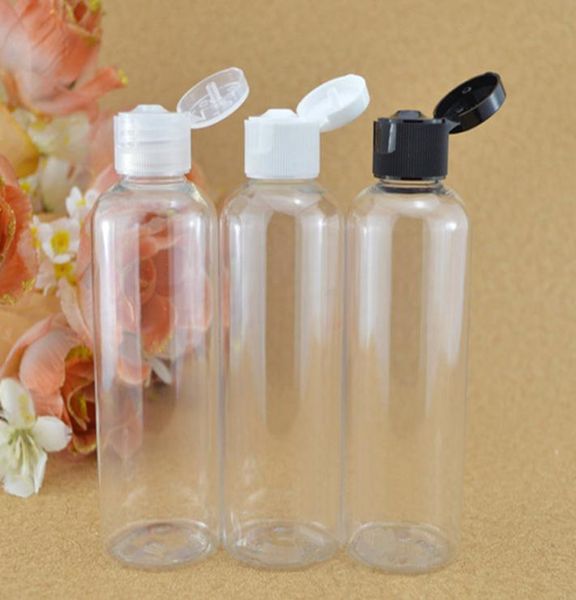 

40pcslot 100120150200ml clear plastic shampoo bottle flip capempty cream containerrefillable lotion bottlepet jar click to2211118