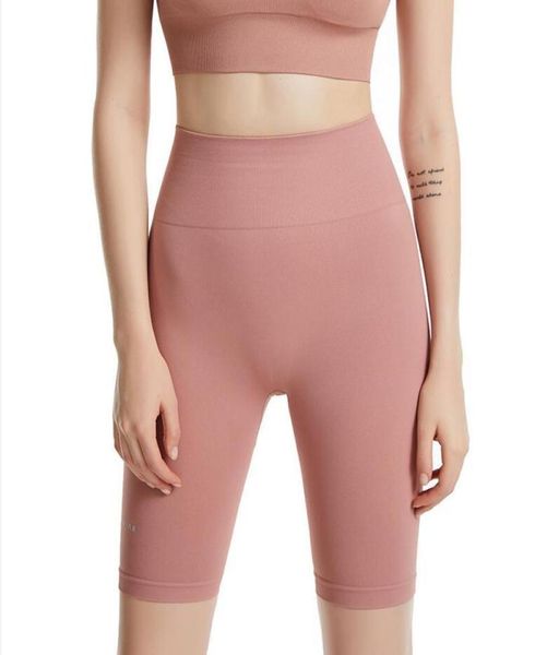 

2021 new women039s yoga sports shorts women039s elastic hip lifting fitness pants seamless capris4861763, White;black