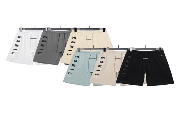

men039s clothing loose pants fog sports men039s shorts high edition summer reflective terry street ins tide fried street5935039, White;black