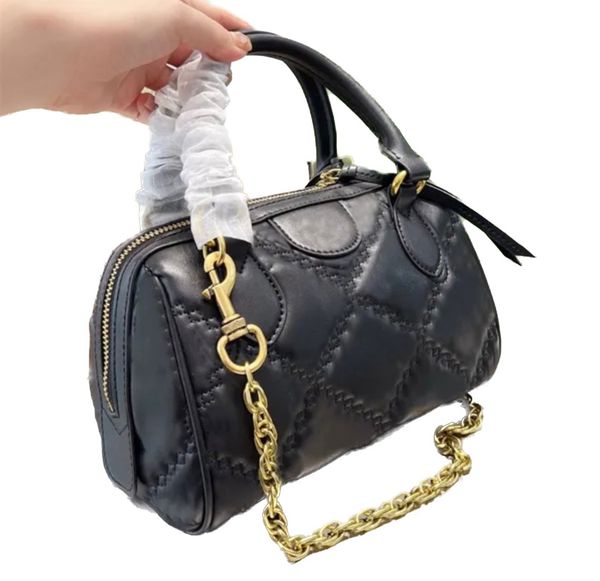

2023 classic luxury chain fashion shoulder bag matelasse plaid brand wallet vintage womens leather handheld designer tote wholesale bags