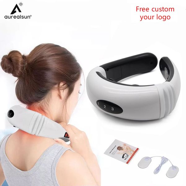 

other massage items ems electric massage health care relax neck massager relieve pain masajeador terapia fisioterapia saude pulse body antis