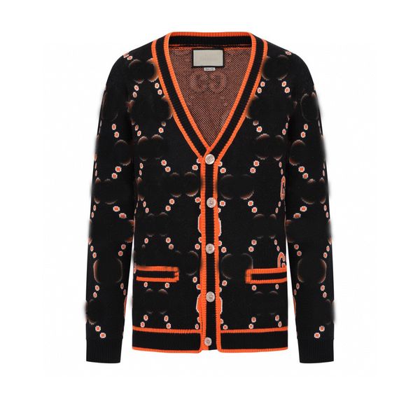 

2023 new european and american designers classic sweater leisure sweater fashion sweater round neck sweater, White;black