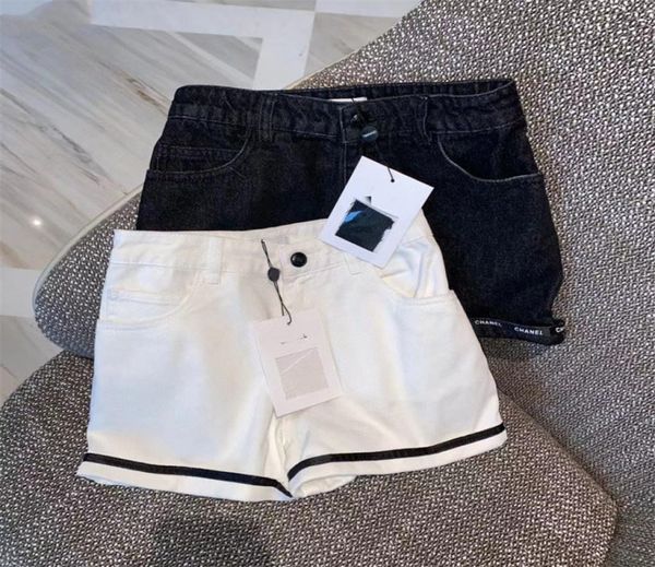 

womens casual jeans slim pants with denim short button decoration comfortable breathable pants outdoor wear1829517, Blue