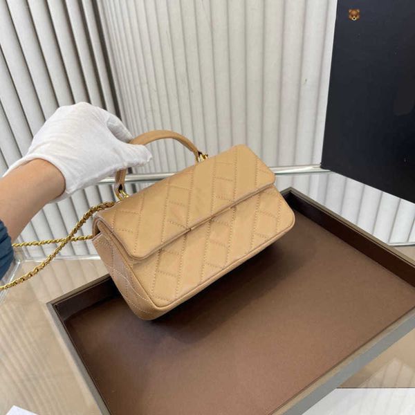 

chic cc black designer shoulder bag women classic lattice handle tote bag gold chain crossbody purse leather luxurys handbag clutch female p