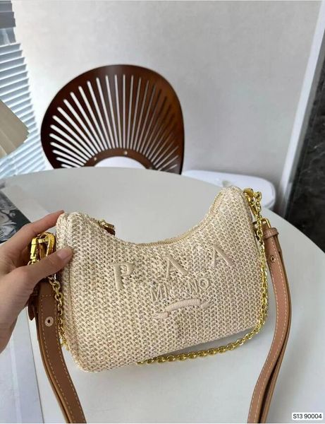 

woman crossbody bag straw beach bags nylon shoulder triangle bags hobos handbags chain purses designer cross body baguettes lady small totes
