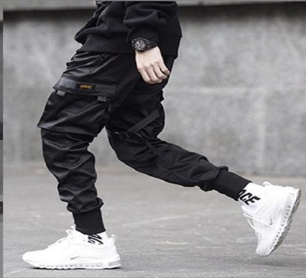 

summer boys and girls hip hop pants casual sports thin section loose ankletied harem trousers joggers for man women2883039, Black