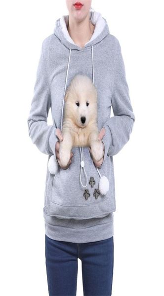 

fashion 2021 cat lovers hoodies ears cuddle pouch dog pet hoodies for casual kangaroo pullovers sweatshirt 2202105522877, Black