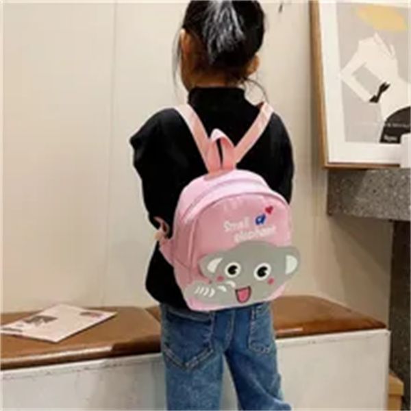 

children school bags kids elephant backpacks kindergarten cartoon animal toddle kids backpack fashion travel outdoor bags a1, Black
