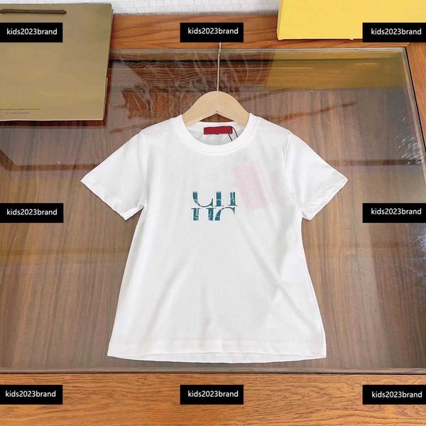 

kids short sleeve baby t-shirt child clothing logo design filled in letters new arrivals size 100-160 cm mar09, Blue