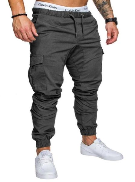 

men039s jogger casual pants fitness male sportswear bottoms tight sweatpants trousers men black gym jogging2312259