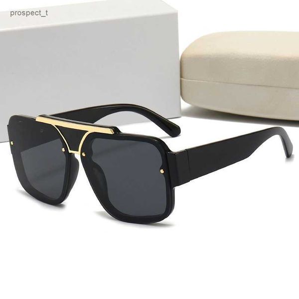 

fashion designer sunglasses classic eyeglasses goggle outdoor beach sun glasses for man woman 7 color optional triangular signature, White;black